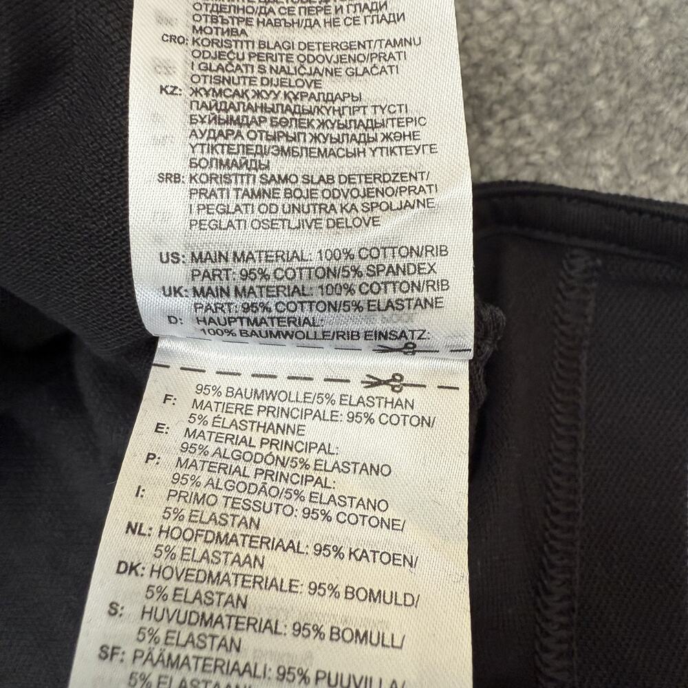 Reebok Shirt Mens Medium Black Green Skate Rugby Long Sleeve Casual Sport NEW - Picture 7 of 10